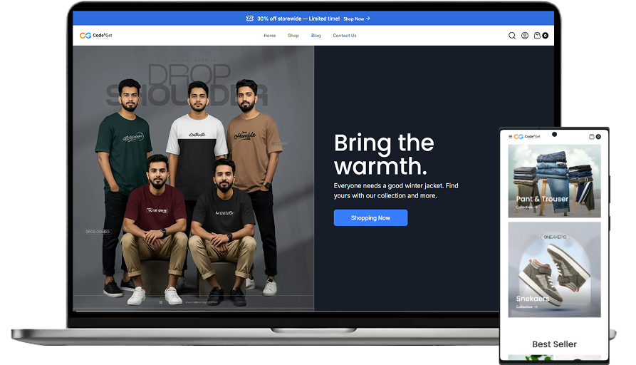 Premium Clothing Website